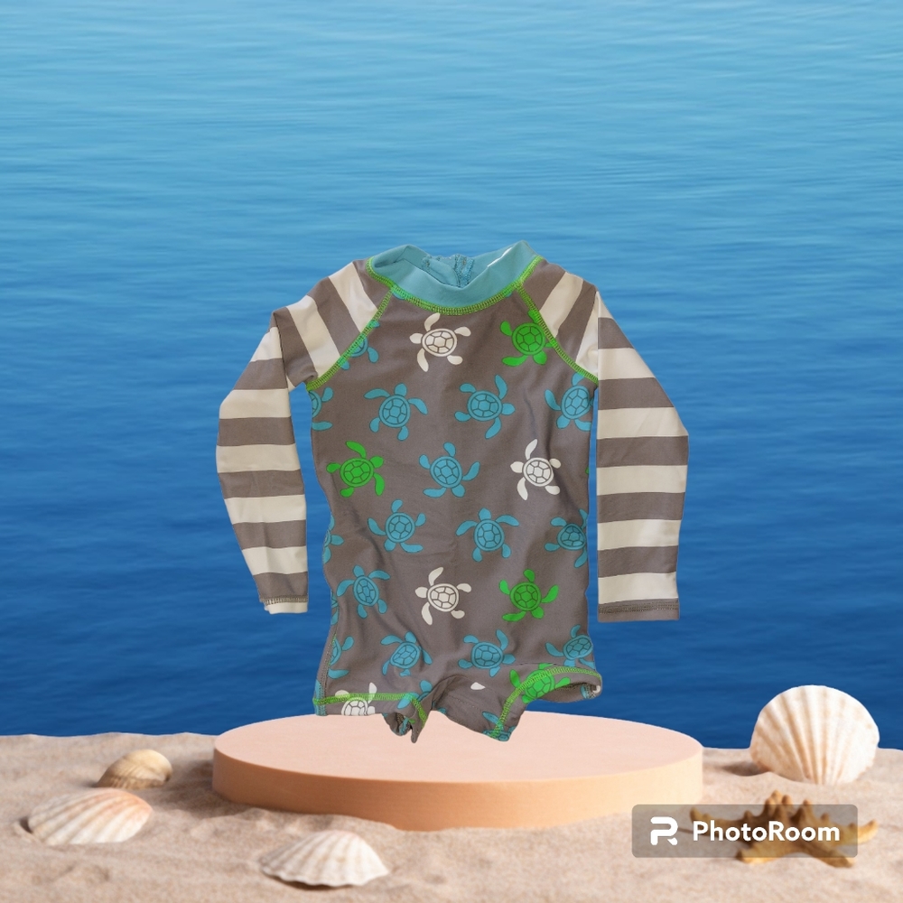Wave Zone One-Piece 12-Month Rashguard 🐢